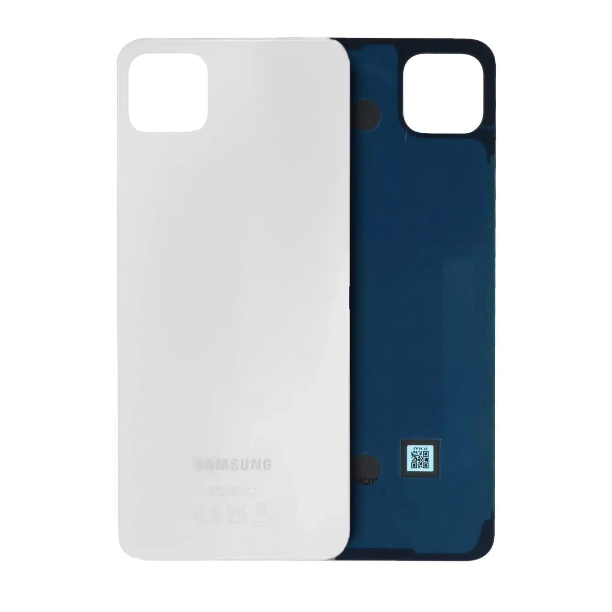 Samsung Galaxy A22 5G İle Uyumlu Arka Kapak Camı (A226 2021) (Servis Paketi) (Beyaz)