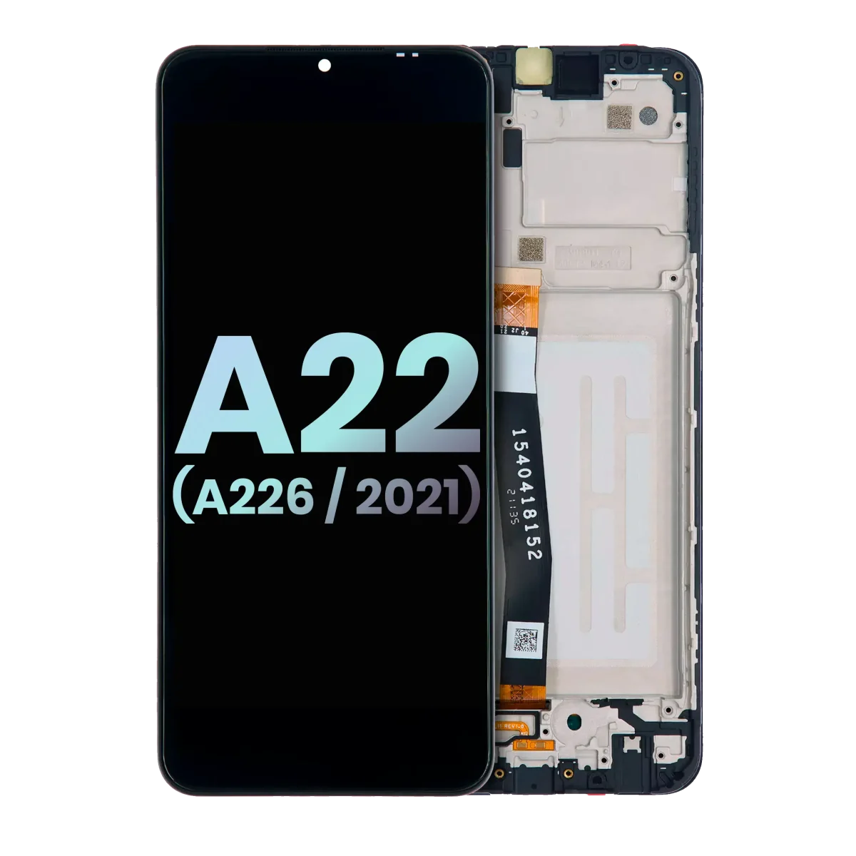 Samsung Galaxy A22 5G İle Uyumlu İçin Çerçeveli ekran (A226 2021) (Servis Paketi) (Tüm Renkler)  LCD Ekranı Uyumlu - Görsel 2