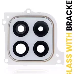 Samsung Galaxy A22 5G İle Uyumlu Kamera Camı Set Full (A226 2021) (Beyaz)