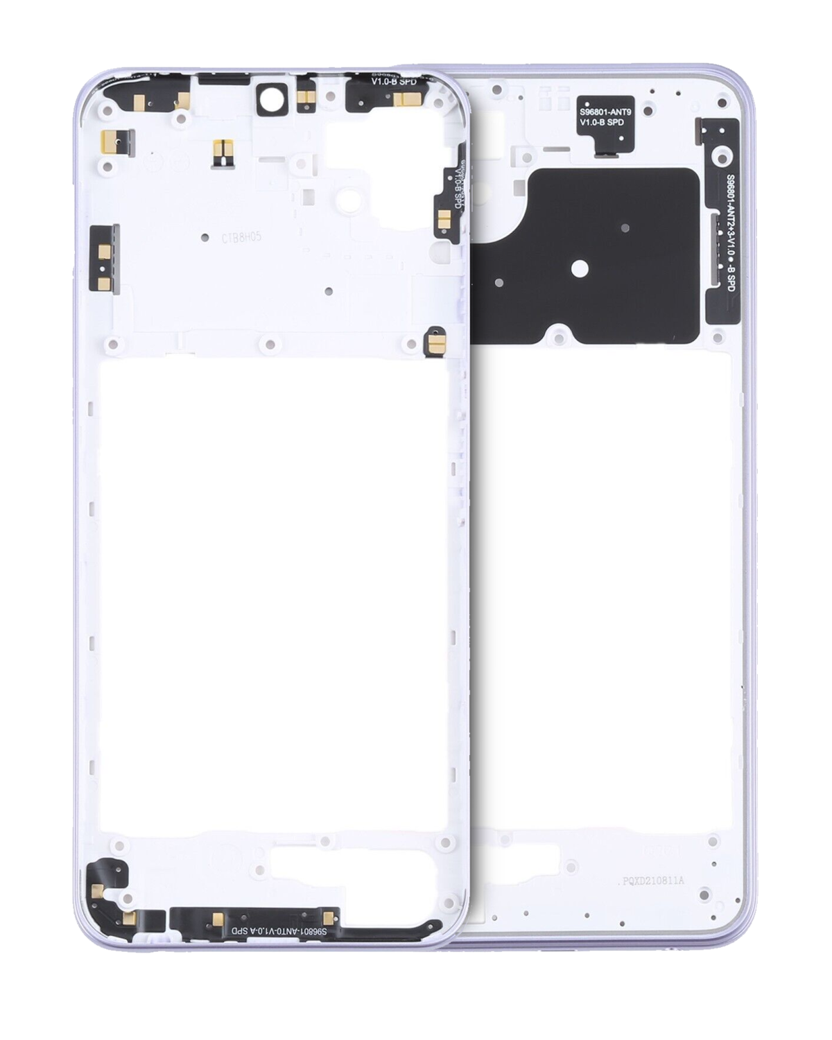 Samsung Galaxy A22 5G İle Uyumlu  Orta Çerçeve Kasası (A226 2021) (Menekşe)