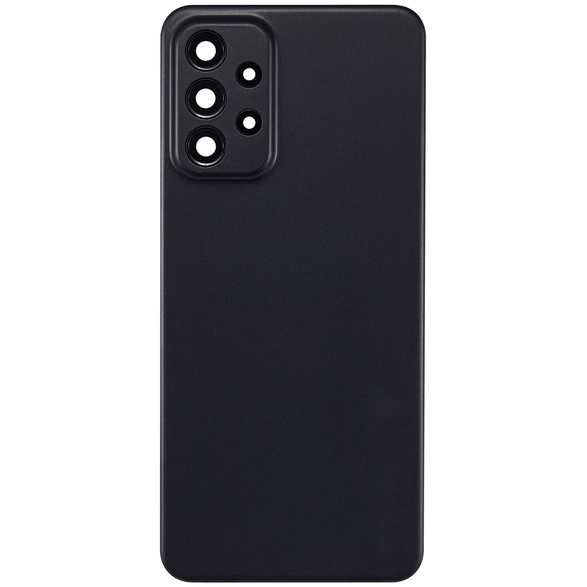Samsung Galaxy A23 5G İle Uyumlu Arka Kapak Cam Kamera Lensli (A236 2022) (Siyah) - Görsel 3