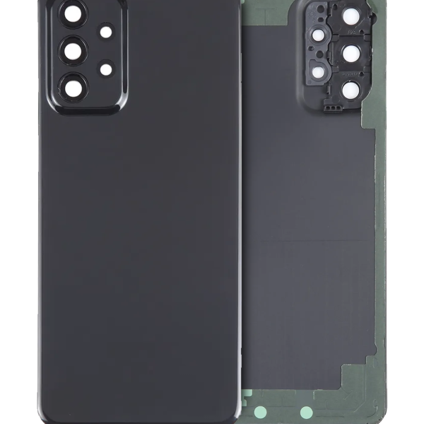 Samsung Galaxy A23 5G İle Uyumlu Arka Kapak Camı (A236 2022) (Servis Paketi) (Siyah)