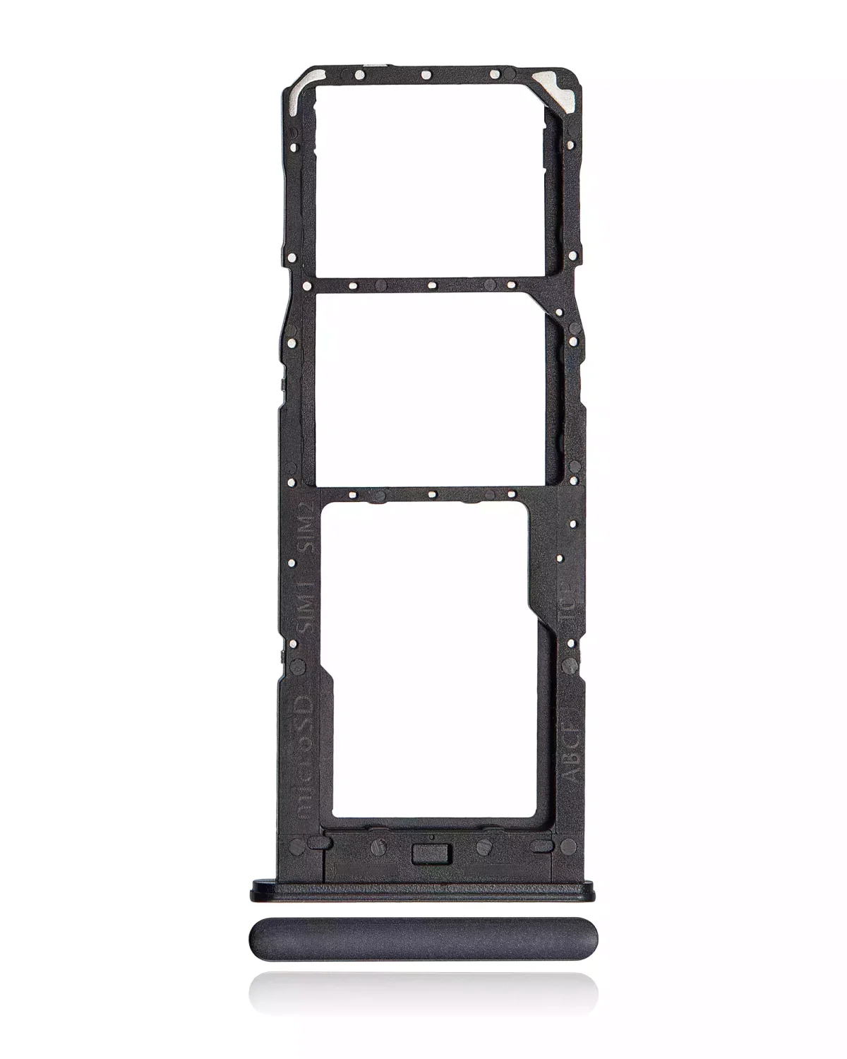 Samsung Galaxy A23 5G İle Uyumlu İle Uyumlu Çift Sim Kart Tepsisi (A236 2022) (Siyah)