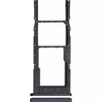 Samsung Galaxy A23 5G İle Uyumlu İle Uyumlu Çift Sim Kart Tepsisi (A236 2022) (Siyah)