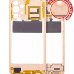 Samsung Galaxy A23 5G İle Uyumlu  Orta Çerçeve Kasası (A236U A236B 2022) - (Şeftali)