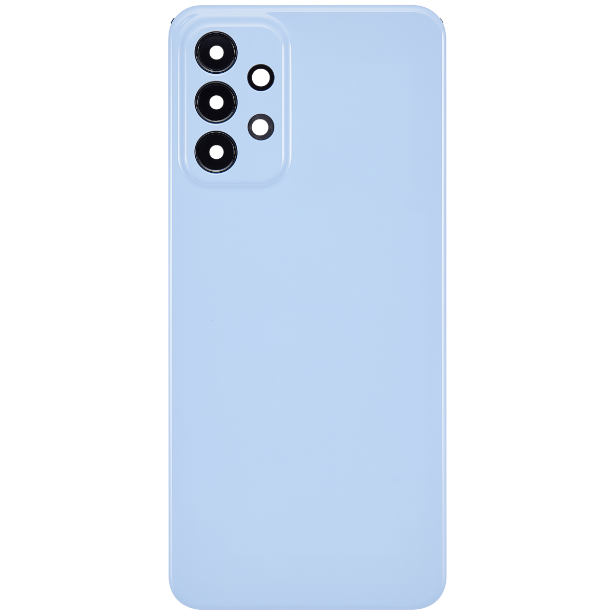 Samsung Galaxy A23 Arka İle Uyumlu kapak Cam (A235 2022) (Aftermarket Plus) (Mavi) - Görsel 3