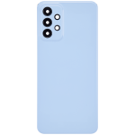 Samsung Galaxy A23 Arka İle Uyumlu kapak Cam (A235 2022) (Aftermarket Plus) (Mavi) - Görsel 3