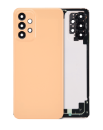 Samsung Galaxy A23 Arka İle Uyumlu kapak Cam (A235 2022) (Aftermarket Plus) (Şeftali)