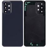Samsung Galaxy A23 Arka İle Uyumlu kapak Cam (A235 2022) (Aftermarket Plus) (Siyah) - Görsel 2