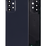 Samsung Galaxy A23 Arka İle Uyumlu kapak Cam (A235 2022) (Aftermarket Plus) (Siyah)