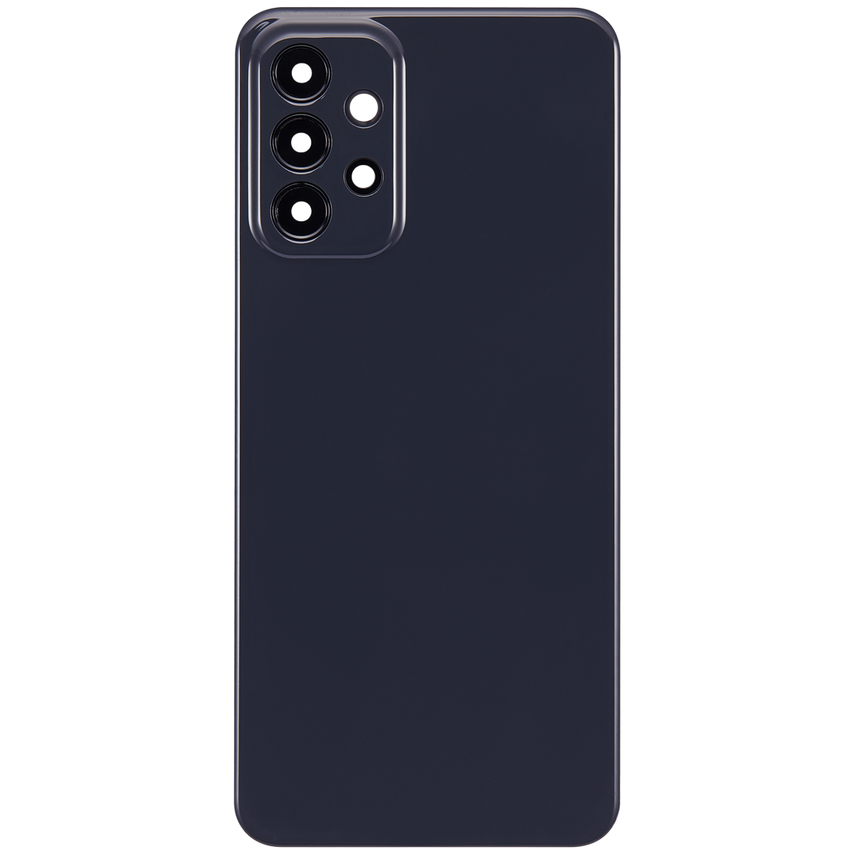 Samsung Galaxy A23 Arka İle Uyumlu kapak Cam (A235 2022) (Aftermarket Plus) (Siyah) - Görsel 3