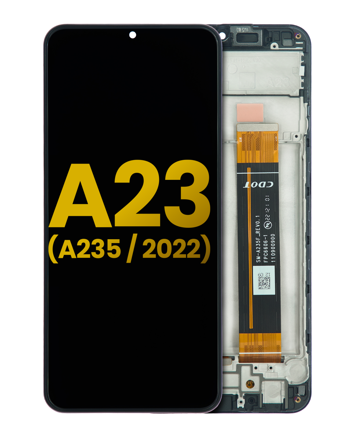 Samsung Galaxy A23 İle Uyumlu İçin Çerçeveli ekran (A235 2022) Orijinal (Tüm Renkler)  LCD Ekranı Uyumlu