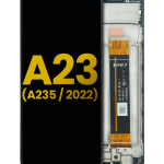 Samsung Galaxy A23 İle Uyumlu İçin Çerçeveli ekran (A235 2022) Orijinal (Tüm Renkler)  LCD Ekranı Uyumlu