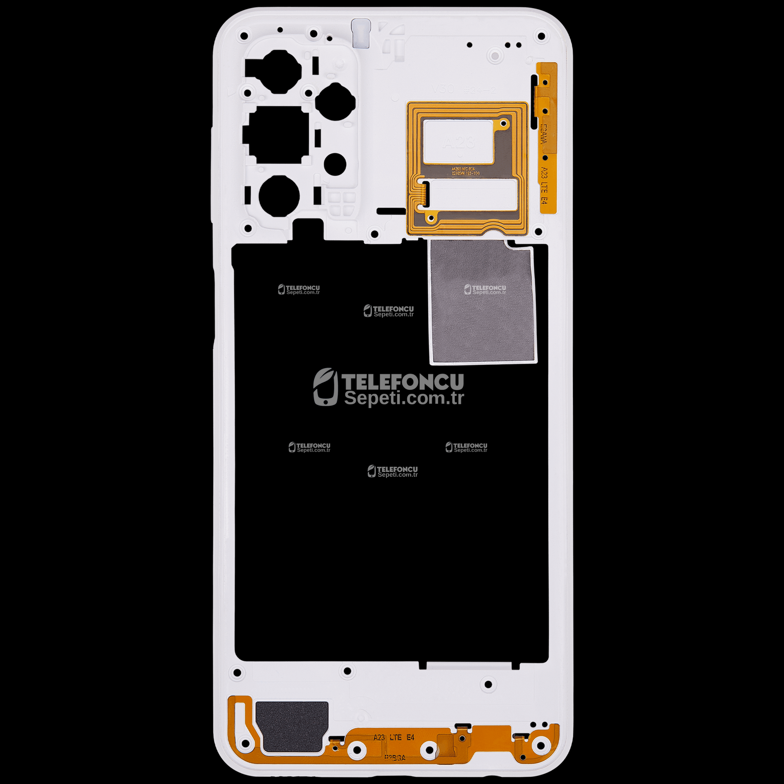 Samsung-Galaxy-A23-Ile-Uyumlu-Orta-Cerceve-Kasasi-A235-2022-Beyaz-2 Samsung Galaxy A23 İle Uyumlu  Orta Çerçeve Kasası (A235 2022) (Beyaz) - Görsel 3