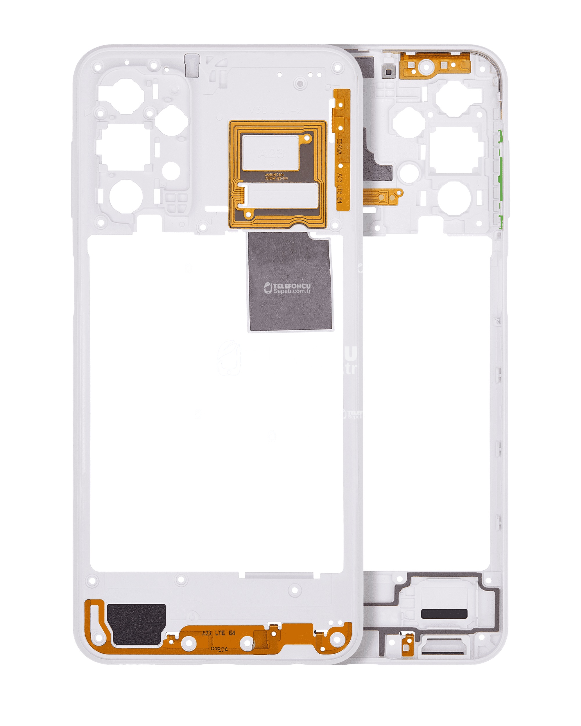 Samsung Galaxy A23 İle Uyumlu  Orta Çerçeve Kasası (A235 2022) (Beyaz) Samsung Galaxy A23 İle Uyumlu  Orta Çerçeve Kasası (A235 2022) (Beyaz)