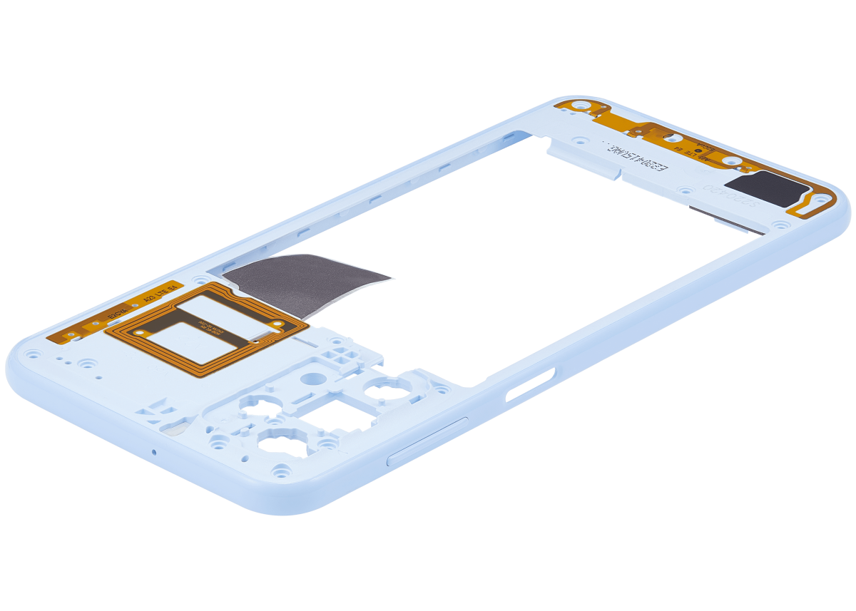 Samsung Galaxy A23 İle Uyumlu  Orta Çerçeve Kasası (A235 2022) (Mavi) - Görsel 5
