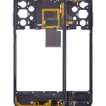 Samsung Galaxy A23 İle Uyumlu  Orta Çerçeve Kasası (A235 2022) (Siyah)