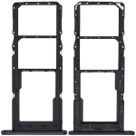 Samsung Galaxy A24 4G İle Uyumlu Çift Sim Kart Tepsisi (A245 2023) (Siyah) - Görsel 2