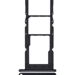 Samsung Galaxy A24 4G İle Uyumlu Çift Sim Kart Tepsisi (A245 2023) (Siyah)