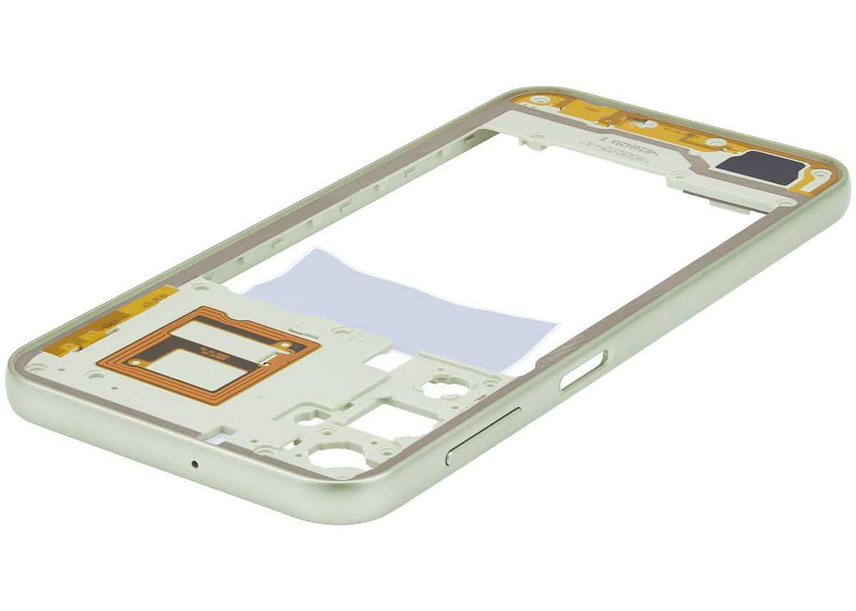 Samsung Galaxy A24 4G İle Uyumlu  Orta Çerçeve Kasası (A245 2023) (Lime Green) - Görsel 5