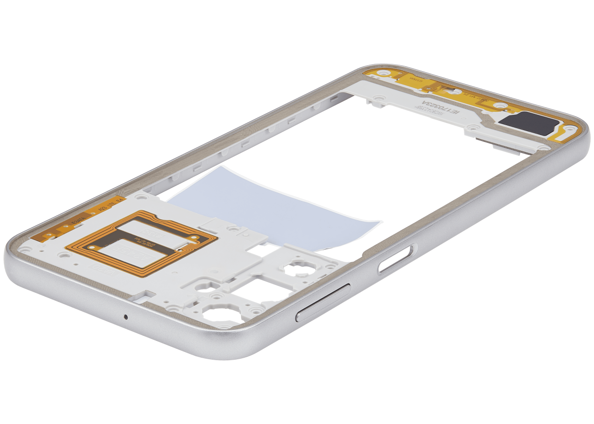 Samsung Galaxy A24 4G İle Uyumlu  Orta Çerçeve Kasası (A245 2023) (Mavi degrade) - Görsel 5