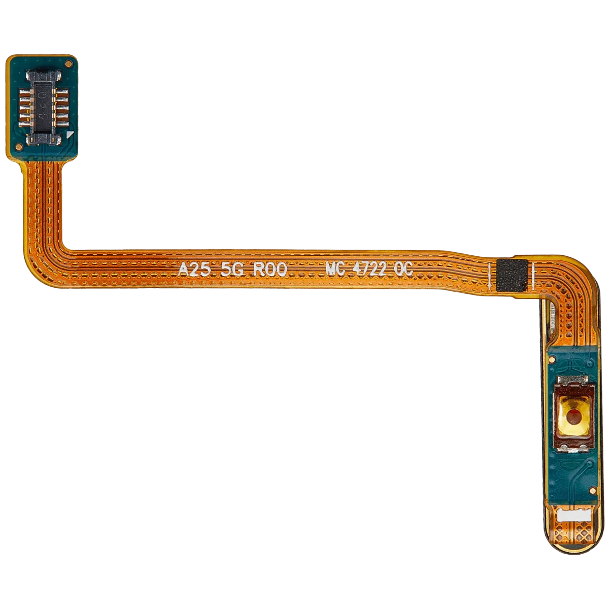 Samsung Galaxy A25 5G İle Uyumlu (A256 2023) (Premium) (Kişilik Sarısı) Flex Kablolu Parmak İzi Okuyucu - Görsel 4