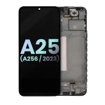 Samsung Galaxy A25 5G İle Uyumlu İçin Çerçeveli ekran (A256 2023) (Servis Paketi) (Tüm Renkler)  Orijinal Ekranı