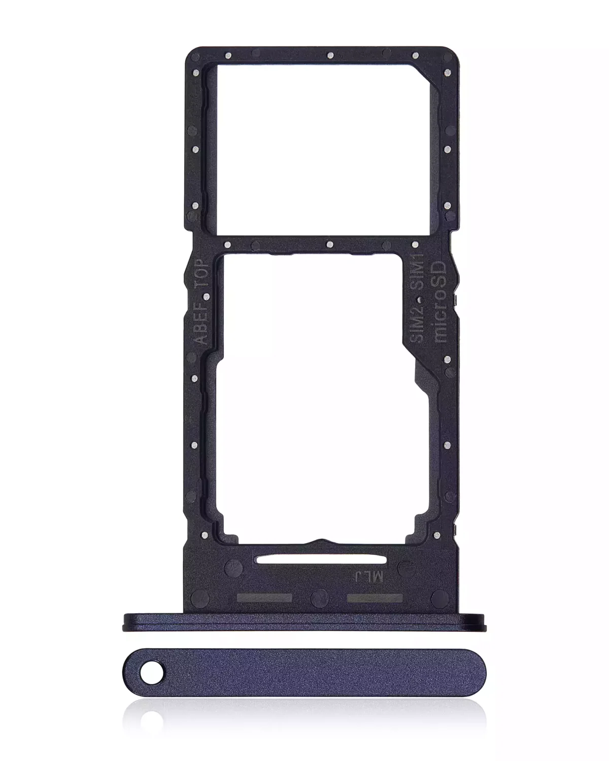 Samsung Galaxy A25 5G İle Uyumlu İle Uyumlu Çift Sim Kart Tepsisi (A256 2023) (Brave Black)