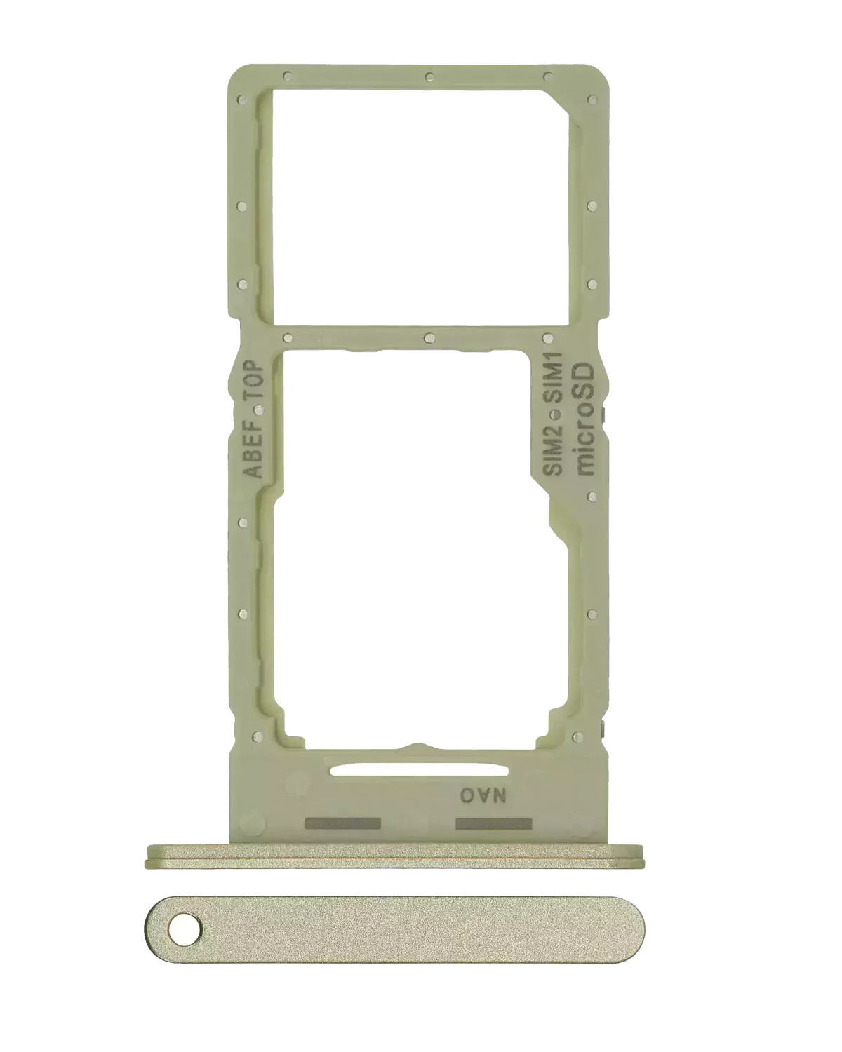 Samsung Galaxy A25 5G İle Uyumlu İle Uyumlu Çift Sim Kart Tepsisi (A256 2023) (Kişilik Sarısı)
