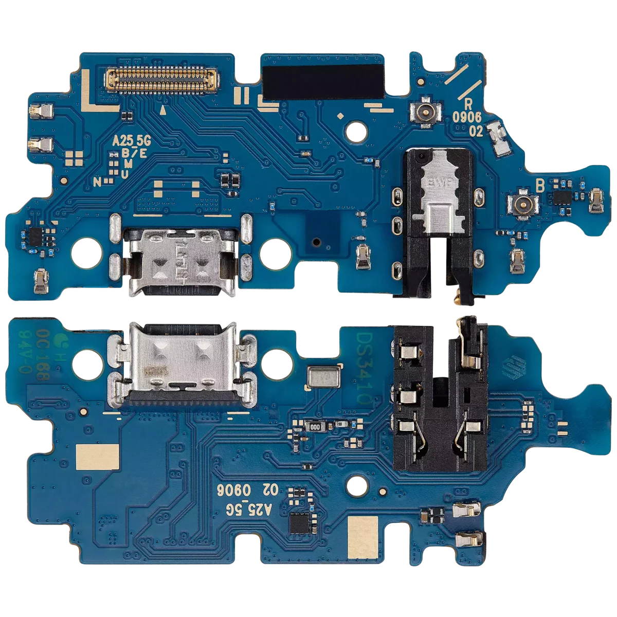 Samsung Galaxy A25 İle Uyumlu (A256 2023) (Aftermarket Plus) Kulaklık Girişli Şarj Portu Kartı - Görsel 2