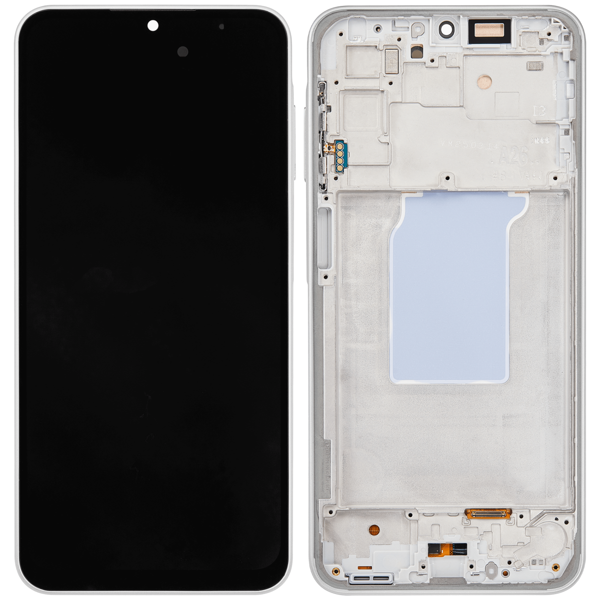 Samsung Galaxy A26 5G İle Uyumlu İçin Çerçeveli ekran (A266 2025) Orijinal (Beyaz)  Orijinal Ekranı - Görsel 2