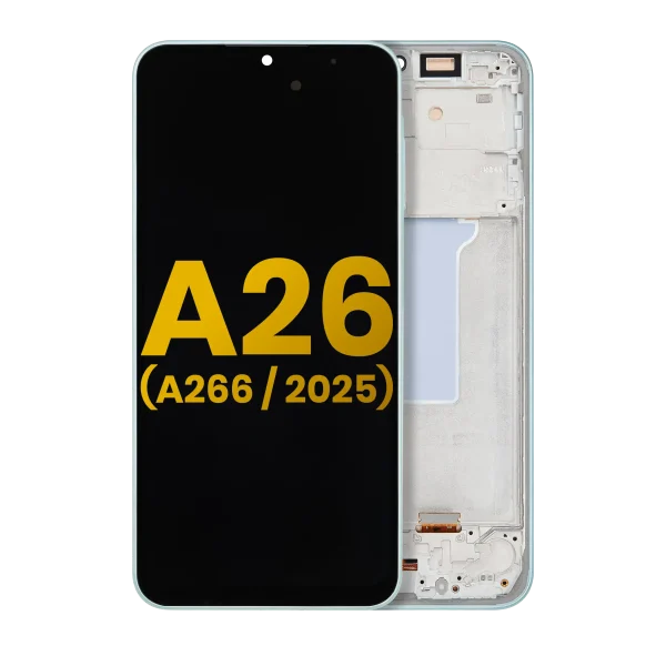 Samsung Galaxy A26 5G İle Uyumlu İçin Çerçeveli ekran (A266 2025) Orijinal (Nane)  Orijinal Ekranı