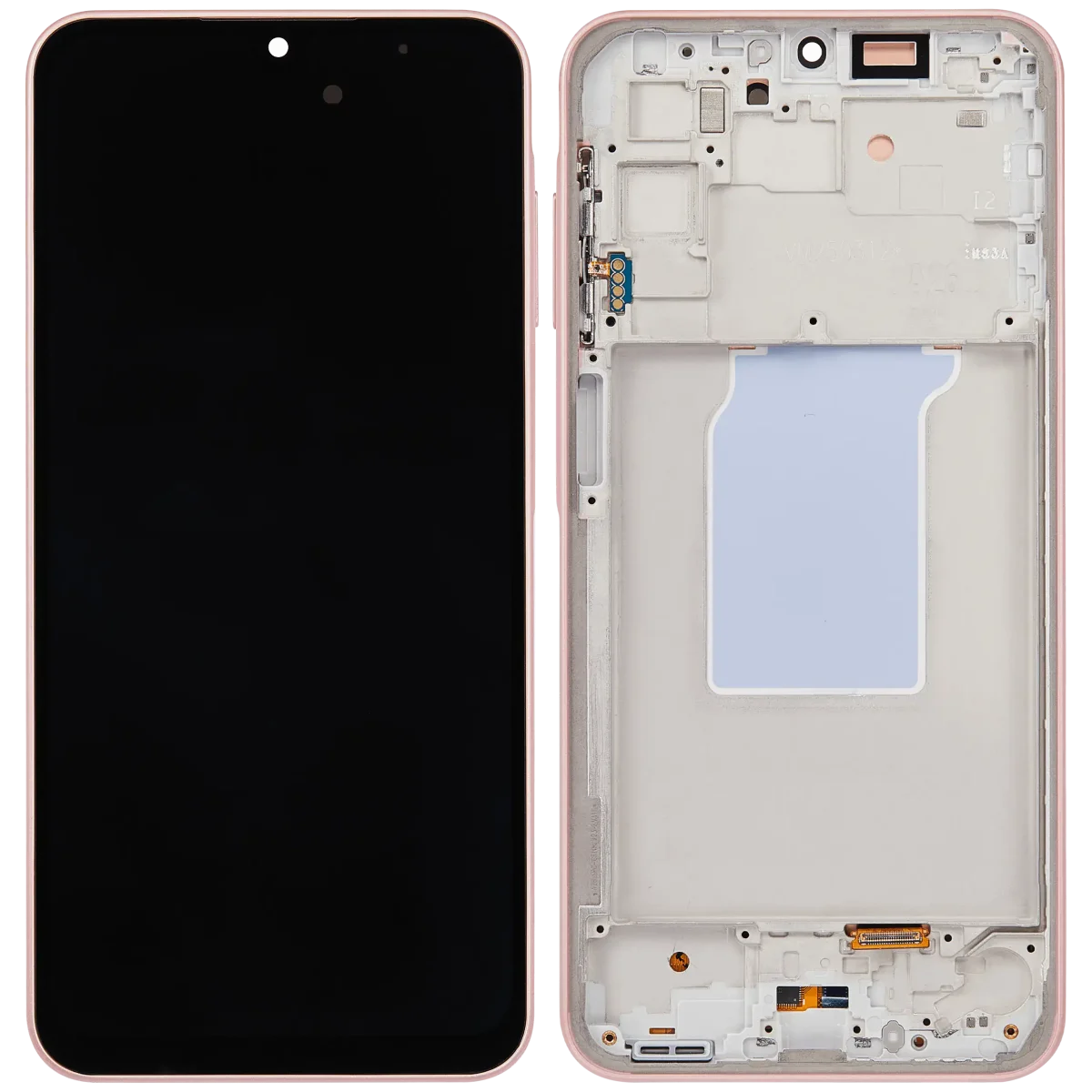 Samsung Galaxy A26 5G İle Uyumlu İçin Çerçeveli ekran (A266 2025) Orijinal (Şeftali Pembesi)  Orijinal Ekranı - Görsel 2