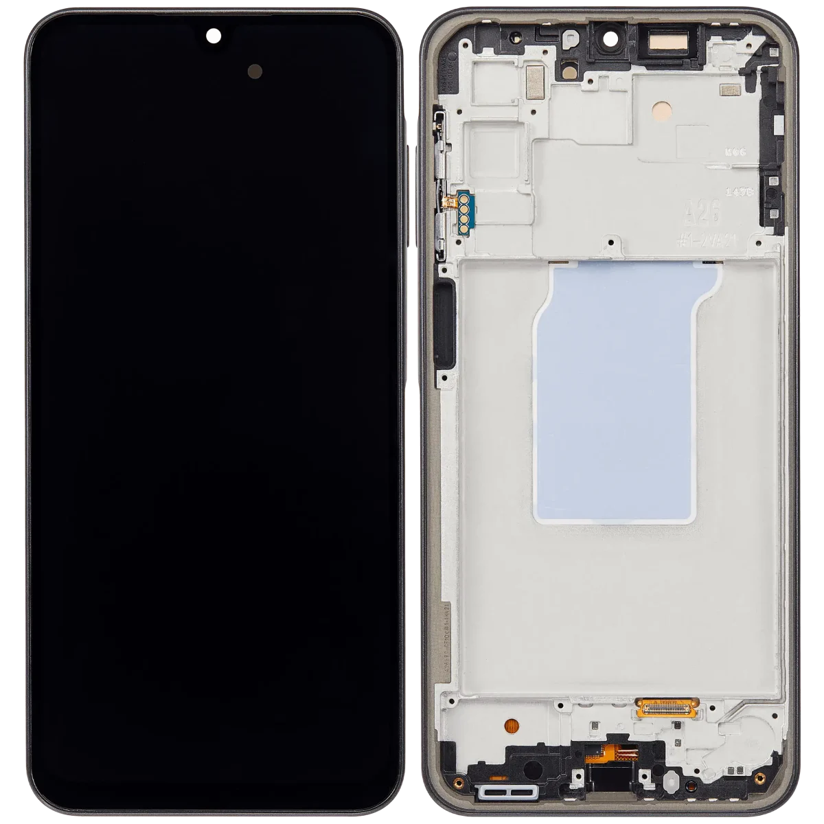 Samsung Galaxy A26 5G İle Uyumlu İçin Çerçeveli ekran (A266 2025) Orijinal (Siyah)  Orijinal Ekranı - Görsel 2
