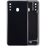 Samsung Galaxy A30 Arka İle Uyumlu Kapak Cam Kamera Lensli (A305 2019) (Aftermarket Plus) (Siyah) - Görsel 3