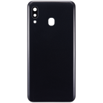 Samsung Galaxy A30 Arka İle Uyumlu Kapak Cam Kamera Lensli (A305 2019) (Aftermarket Plus) (Siyah) - Görsel 4