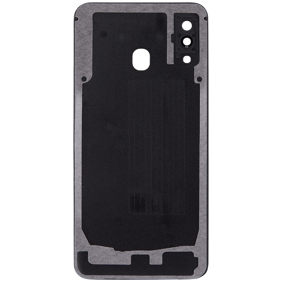 Samsung Galaxy A30 Arka İle Uyumlu Kapak Cam Kamera Lensli (A305 2019) (Aftermarket Plus) (Siyah) - Görsel 5