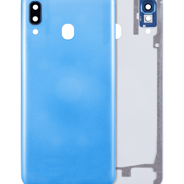 Samsung Galaxy A30 Arka İle Uyumlu Kapak Camı Kamera Lensi (A305 2019) (Aftermarket Plus) (Mavi)