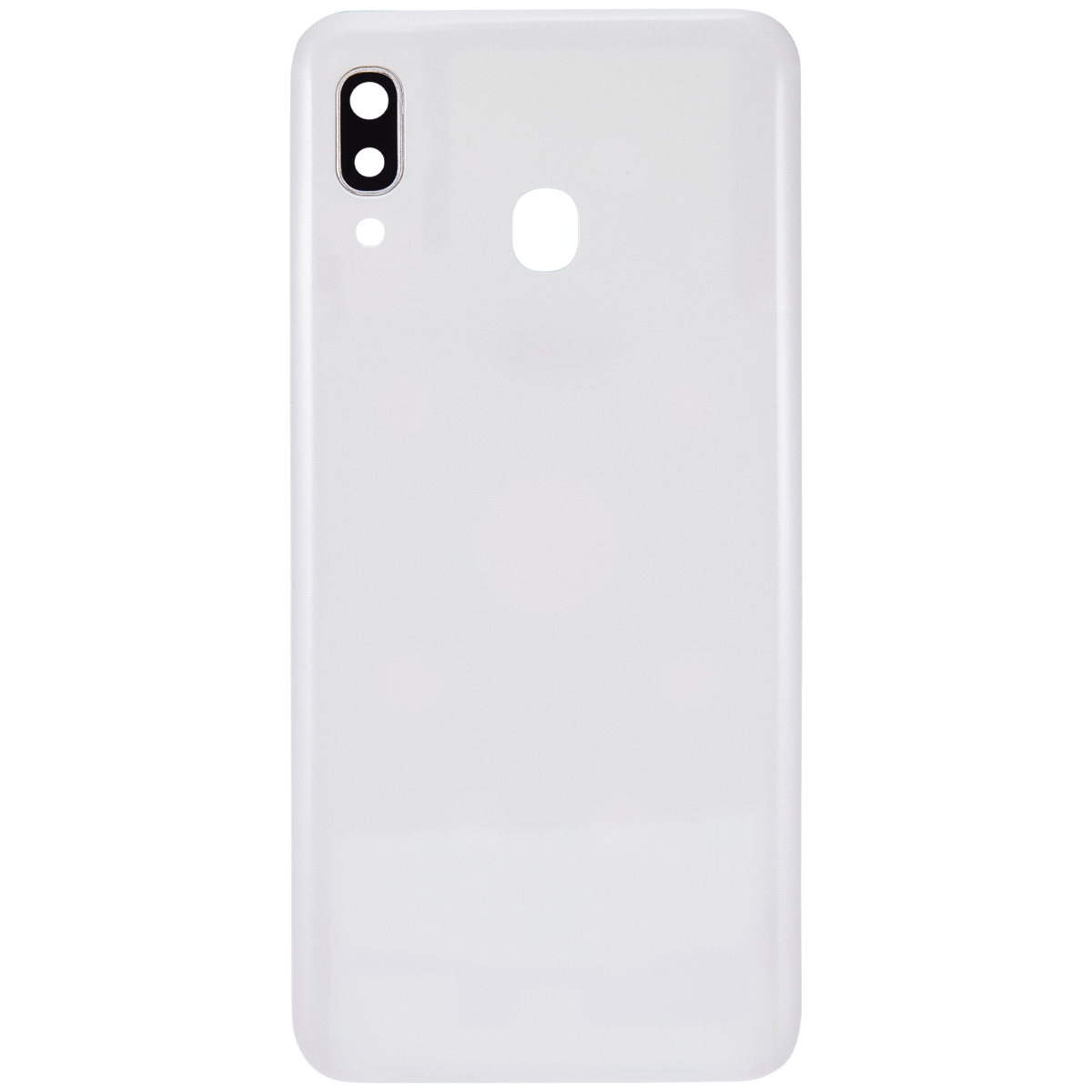 Samsung Galaxy A30 Arka İle Uyumlu Kapak Camı Kamera Lensiyle Uyumlu (A305 2019) (Aftermarket Plus) (Beyaz) - Görsel 4