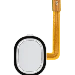 Samsung Galaxy A30 İle Uyumlu (A305 2019) A40 (A405 2019) (Beyaz) Flex Kablolu Parmak İzi Okuyucu