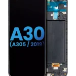 Samsung Galaxy A30 İle Uyumlu İçin Çerçeveli ekran (A305 2019) (Satış Sonrası: Incell) (Tüm Renkler)  LCD Ekranı