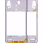 Samsung Galaxy A30 İle Uyumlu  Orta Çerçeve Kasası (A305 2019) (Aftermarket Plus) (Beyaz)