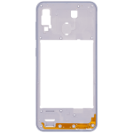 Samsung Galaxy A30 İle Uyumlu  Orta Çerçeve Kasası (A305 2019) (Aftermarket Plus) (Beyaz) - Görsel 3