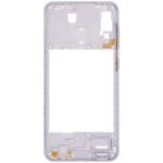Samsung Galaxy A30 İle Uyumlu  Orta Çerçeve Kasası (A305 2019) (Aftermarket Plus) (Beyaz) - Görsel 4