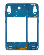 Samsung Galaxy A30 İle Uyumlu  Orta Çerçeve Kasası (A305 2019) (Aftermarket Plus) (Mavi)