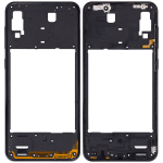 Samsung Galaxy A30 İle Uyumlu  Orta Çerçeve Kasası (A305 2019) (Aftermarket Plus) (Siyah) - Görsel 2