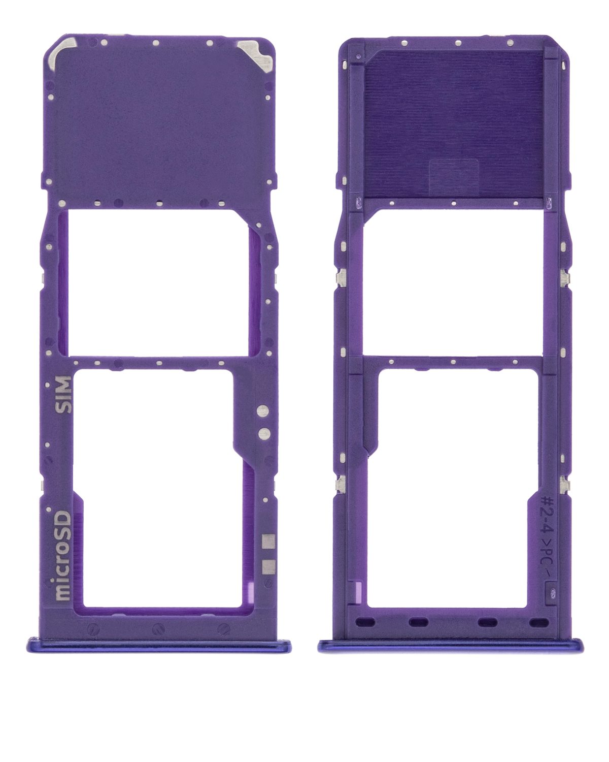 Samsung Galaxy A30 İle Uyumlu Tek Sim Kart Tepsisi S (A307 2019) (Violet) - Görsel 2
