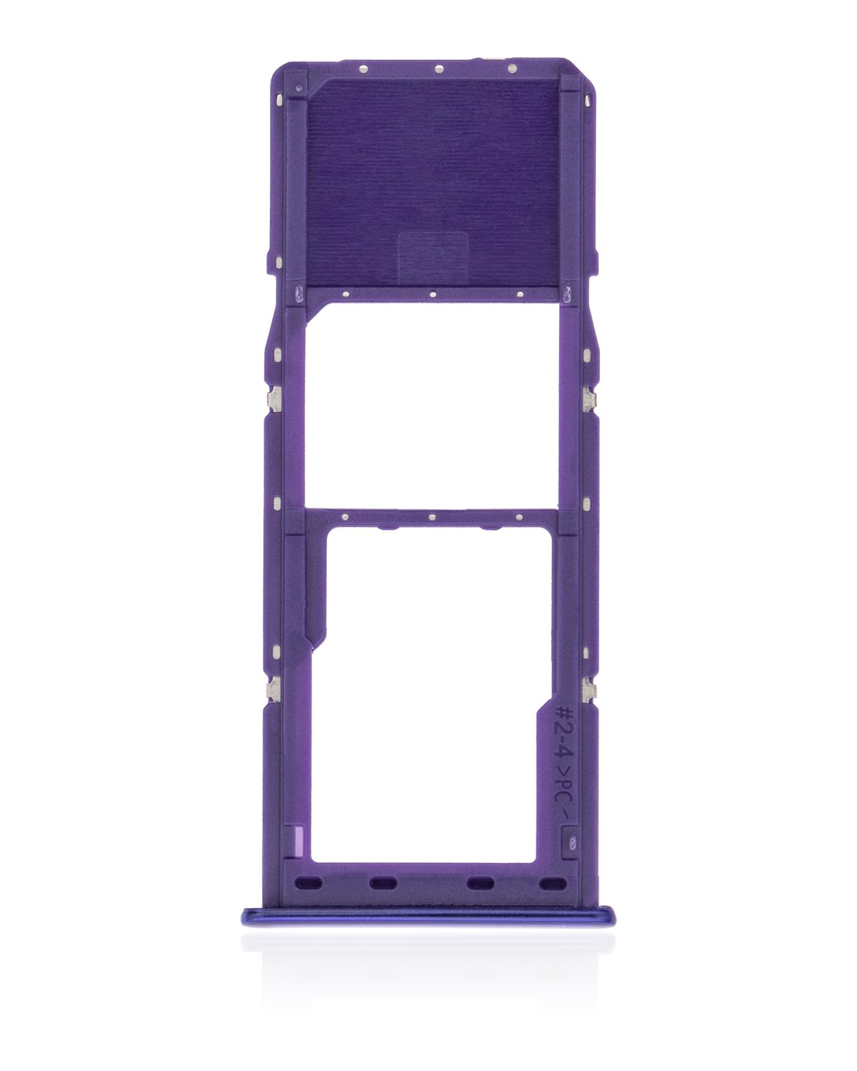 Samsung Galaxy A30 İle Uyumlu Tek Sim Kart Tepsisi S (A307 2019) (Violet) - Görsel 3