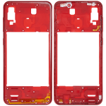 Samsung Galaxy A30 Orta İle Uyumlu Çerçeve Muhafazası (A305 2019) (Aftermarket Plus) (Kırmızı) - Görsel 2