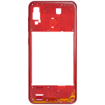 Samsung Galaxy A30 Orta İle Uyumlu Çerçeve Muhafazası (A305 2019) (Aftermarket Plus) (Kırmızı) - Görsel 3